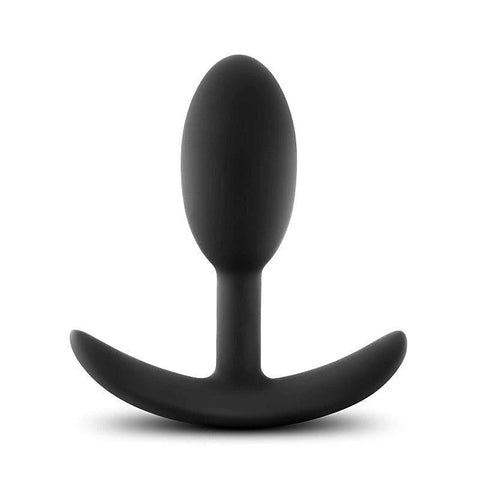 Anal Adventures Platinum Vibra Slim Plug by Blush Novelties