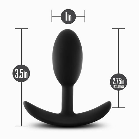 Anal Adventures Platinum Silicone Vibra Plug