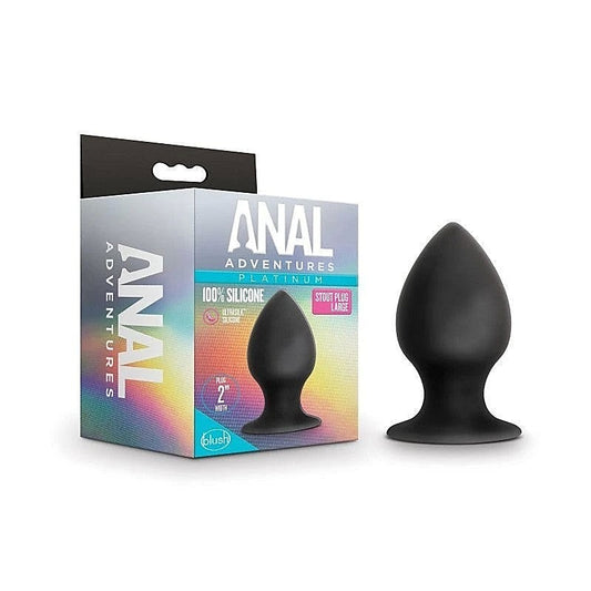 Anal Adventures Platinum Anal Stout Plug by Blush Novelties