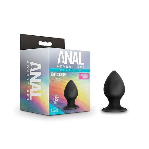 Anal Adventures Platinum Anal Stout Plug by Blush Novelties