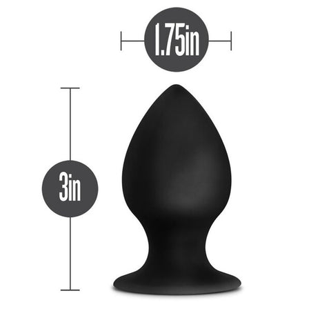 Anal Adventures Platinum Silicone Anal Stout Plug