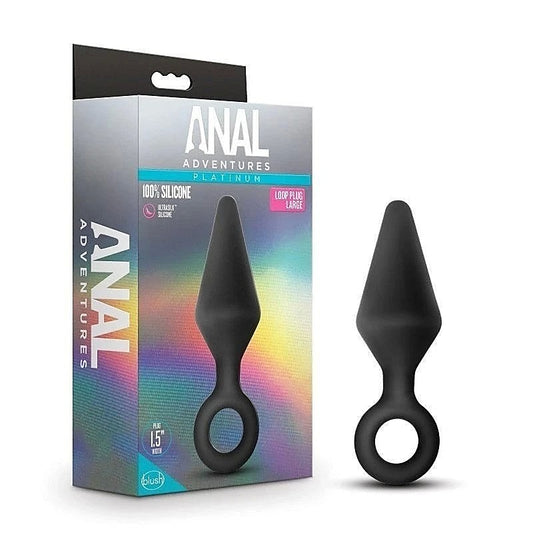 Anal Adventures Platinum Loop Plug by Blush Novelties