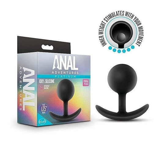 Anal Adventures Platinum Vibra Plug by Blush Novelties