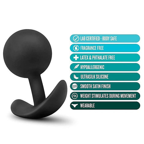 Anal Adventures Platinum Vibra Plug by Blush Novelties
