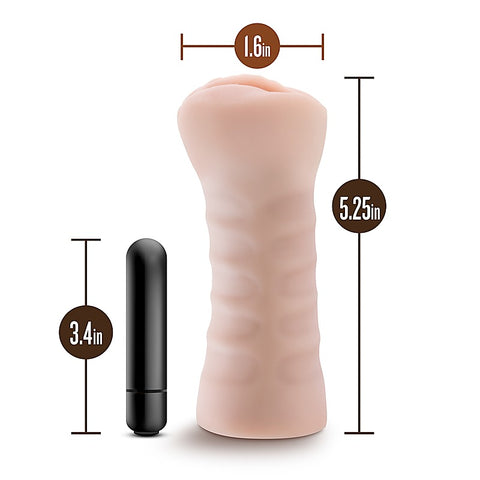 M for Men Ashley Vanilla Masturbator by Blush Novelties
