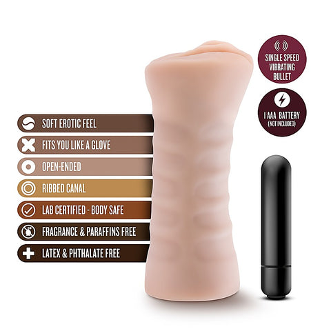 M for Men Rain Vanilla Masturbator by Blush Novelties