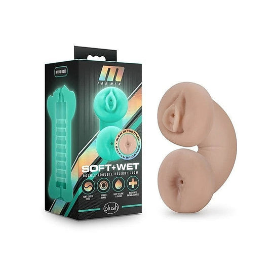 M For Men Double Trouble Stroker by Blush Novelties