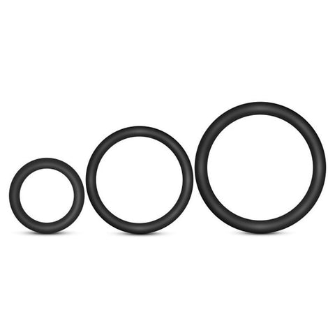 Performance Silicone Cock Ring Set by Blush Novelties