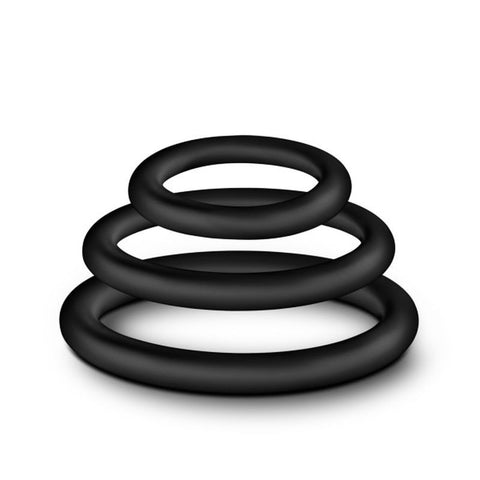 Performance Silicone Cock Ring Set by Blush Novelties