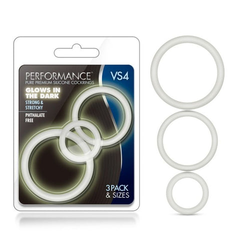 Performance Silicone Cock Ring Set by Blush Novelties