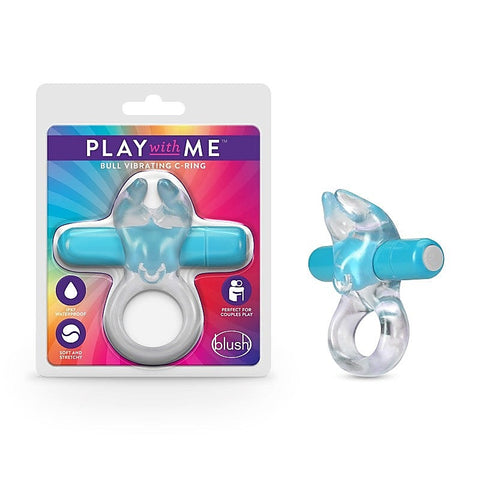 Play With Me Bull Vibrating C-Ring by Blush Novelties