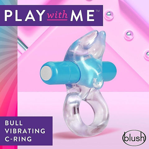 Play With Me Bull Vibrating C-Ring by Blush Novelties