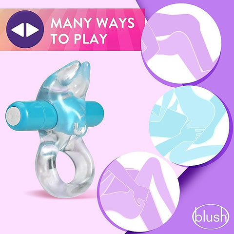Play With Me Bull Vibrating C-Ring by Blush Novelties