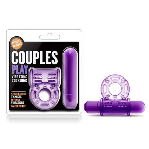 Play With Me Couples Vibrating Cock Ring by Blush Novelties