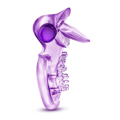 Play With Me Lick It Vibrating Cock & Ball Rings