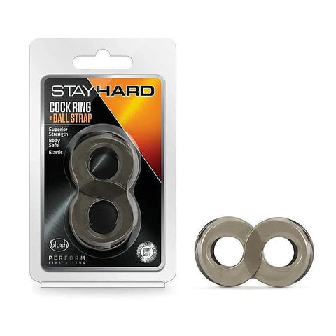 Stay Hard Cock Ring and Ball Strap by Blush Novelties