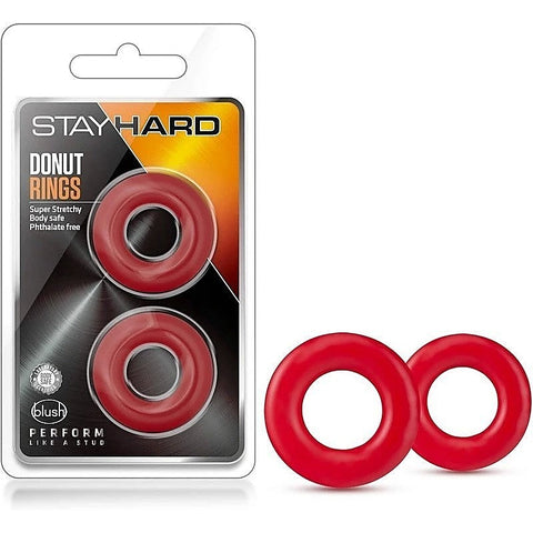 Stay Hard Donut Cock Ring Set by Blush Novelties