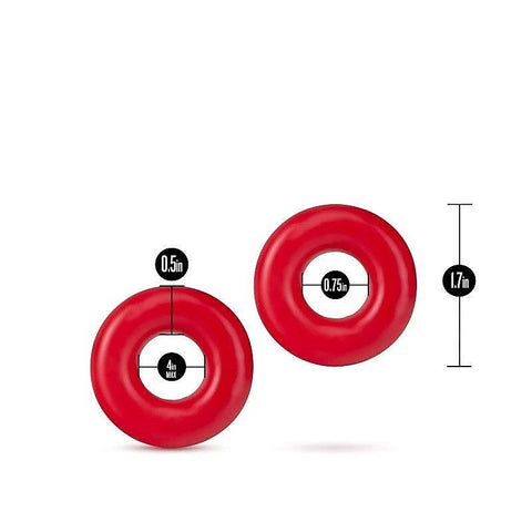 Stay Hard Donut Cock Rings Oversized by Blush Novelties