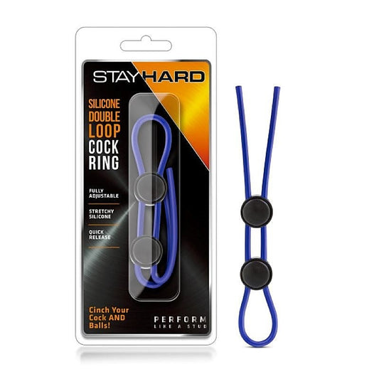 Stay Hard Adjustable Silicone Cock Ring by Blush Novelties