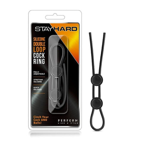 Stay Hard Adjustable Silicone Cock Ring by Blush Novelties
