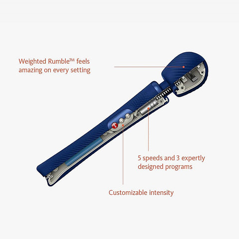 VIM Rechargeable Rumbling Body Wand Massager by Fun Factory