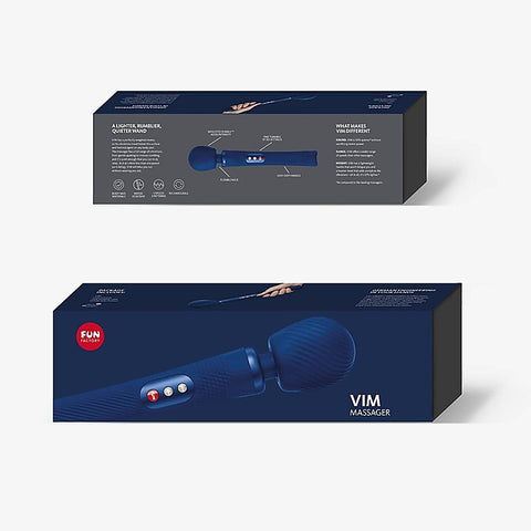 VIM Rechargeable Rumbling Body Wand Massager by Fun Factory