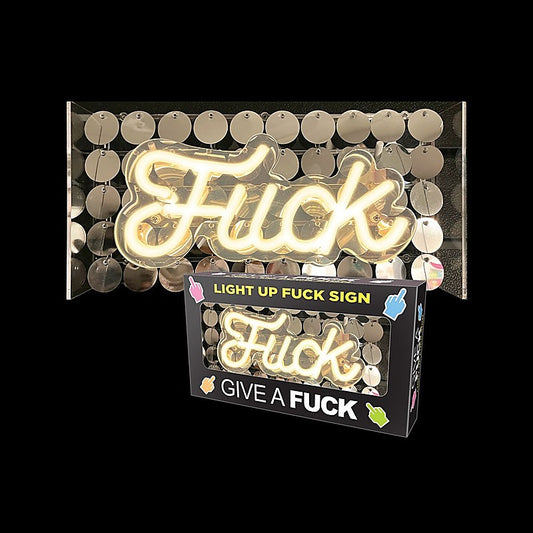 Fuck Neon Novelty Light Sign by Little Genie