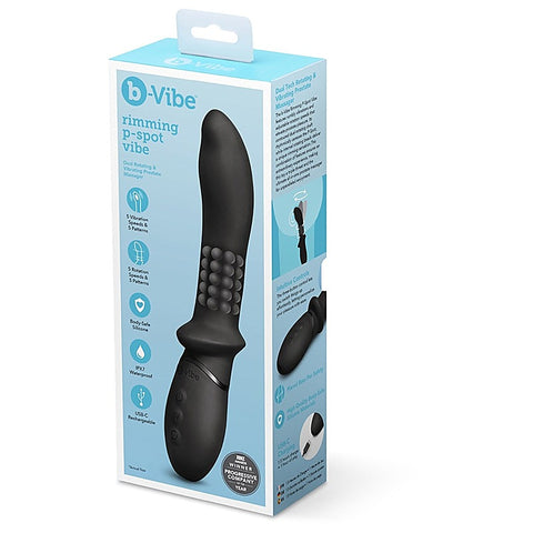 Vibrating And Rimming P Spot Vibrator by B-Vibe