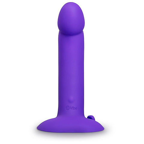 Vibrating Curved Silicone Dildo Strap-On Kit by B-Vibe