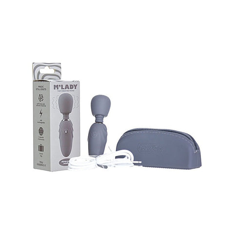 M-Lady Tiny Rechargeable Vibrating Wand Massager
