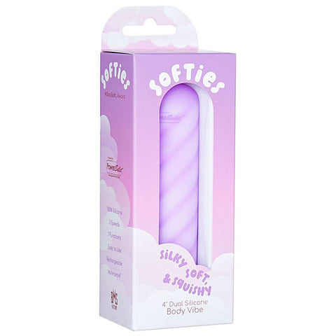 Softies Dual Layer Silicone Bullet Vibrator by BMS Factory