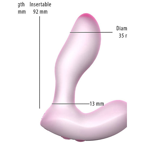 Softies Dual Layer Silicone Anal Vibrator by BMS Factory