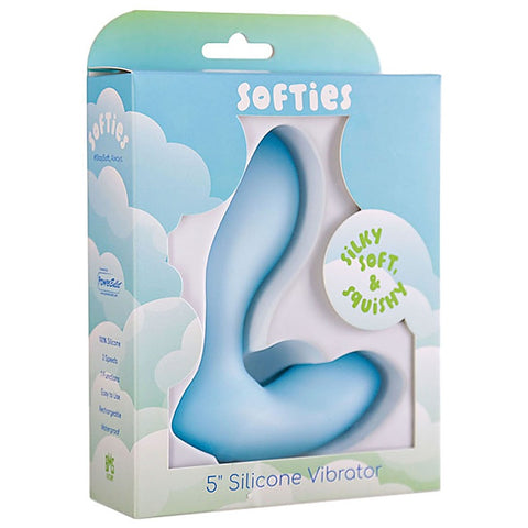 Softies Dual Layer Silicone Anal Vibrator by BMS Factory