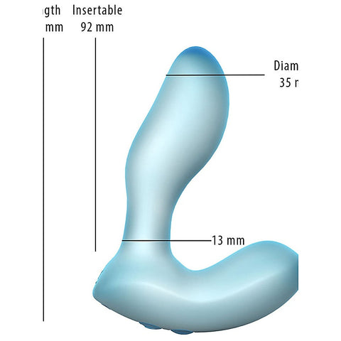Softies Dual Layer Silicone Anal Vibrator by BMS Factory