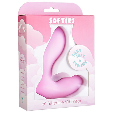 Softies Dual Layer Silicone Anal Vibrator by BMS Factory
