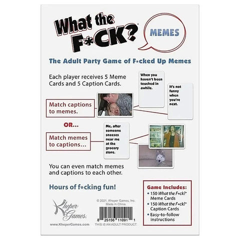What the F*ck Memes by Kheper Games