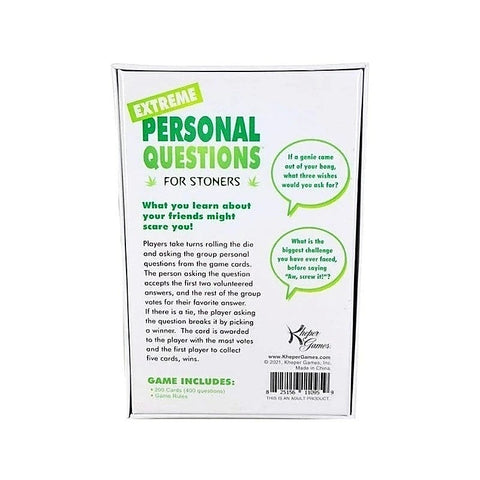 Extreme Personal Questions for Stoners by Kheper Games