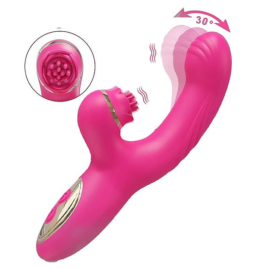 Happy Bunny 10 Function Rabbit Vibrator by Full Circle