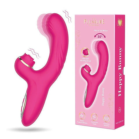 Happy Bunny 10 Function Rabbit Vibrator by Full Circle