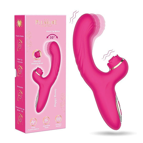 Happy Bunny 10 Function Rabbit Vibrator by Full Circle