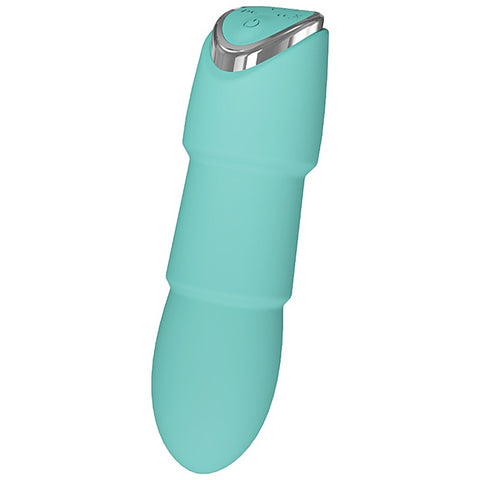 Secret Ribbed USB Rechargeable Bullet Vibe by Full Circle