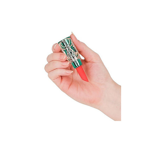 Emerald Kiss 4 In 1 Lipstick Vibrator by BMS Factory