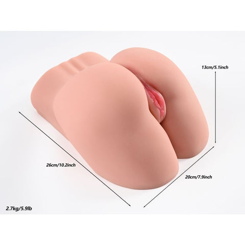Bella Butt Torso Vaginal Anal Masturbator by Doc Johnson