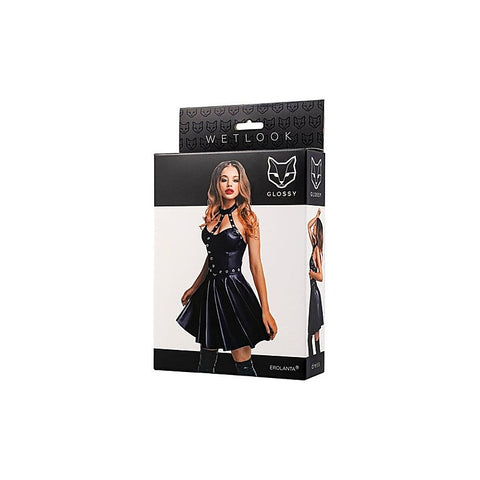 Glossy Marisa Sexy Noir Wetlook Dress by ToyFa