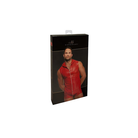 Ignite Male Hooded Vest by Noir Handmade