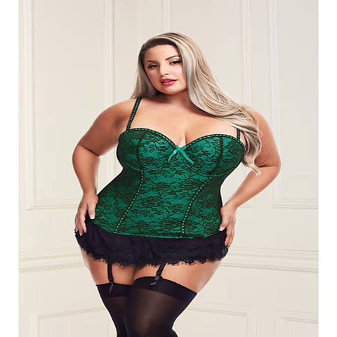 Bustier and G-string Set by Baci Lingerie