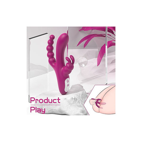 Joker Triple Ecstasy Couples Vibrator by S-Hande