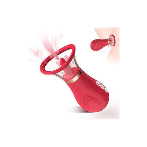 Sybil 3-in-1 Sucking Licking Tickling Stimulator by S-Hande