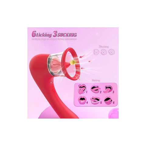 Trumpet 3-In-1 Sucking Licking Vibrating Stimulator