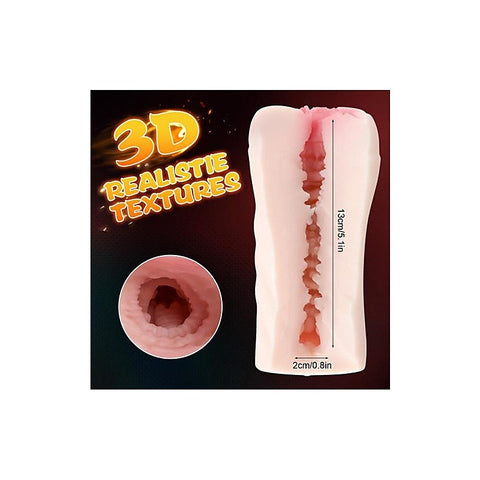 Penny Pussy Dual Layer Vibrating Male Masturbator by XISE